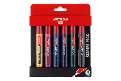 Image of Amsterdam Marker Set 6x4 mm bei JUMBO