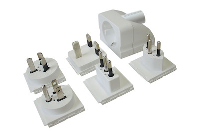 Image of Adapter Set Europa-World 3-polig bei JUMBO