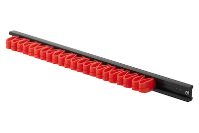 Image of Werkzeugklemmleiste schwarz/rot 300 mm bei JUMBO