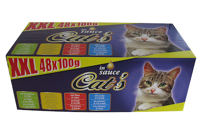 Image of Cat's Katzenfutter in Sauce assortiert 48x100g