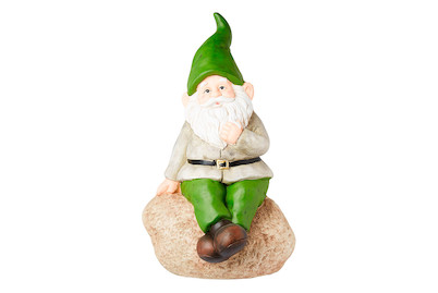 Image of Home and More Zwerg Peter auf Stein 49 cm bei JUMBO