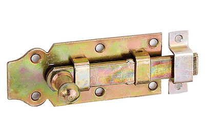 Image of Türriegel Knopfgerade Schlaufe 100 mm bei JUMBO