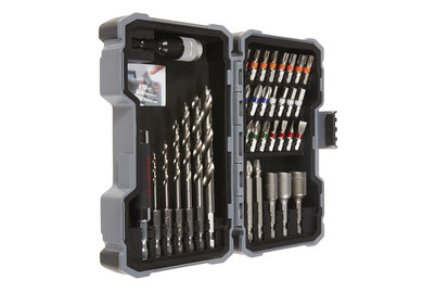 Image of 35-teilige Sets mit Holzbohrern und Schrauberbits, Extra Hard bei JUMBO