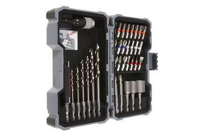 Image of Bosch Grau Metallbohrer- und Bit-Set bei JUMBO