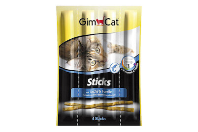 Image of Gimpet Sticks Lachs+Forelle 4St