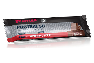 Image of Sponser Protein Bar 50, 70g Chocolate