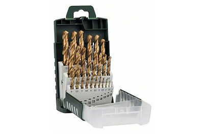 Image of Bosch HSS-TiN-Metallbohrer-Set 25-teilig 1-13mm bei JUMBO