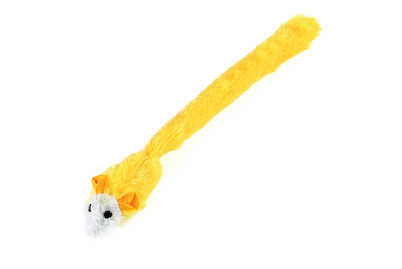 Image of Swisspet Soft-Maus mit Raschelschwanz gelb bei JUMBO
