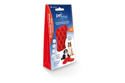 Image of pet+me Langhaar Silikon Bürste Hund bei JUMBO