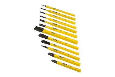 Image of Stanley Meissel-, Körner- und Durchschläger-Set 12-teilig bei JUMBO