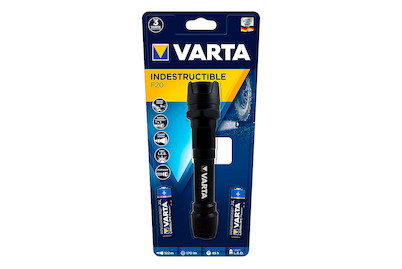 Image of Varta Taschenlampe 1 Watt LED Indestructible 2AA