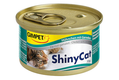 Image of Gimpet Shiny Cat Hühnchen+Garnelen 70G
