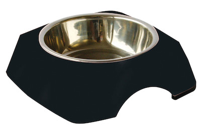 Image of Swisspet Napf eckig Melamin schwarz bei JUMBO