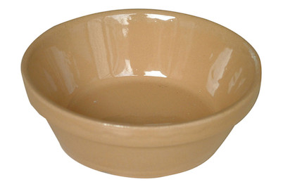 Image of Kegel-Napf aus Keramik flach beige