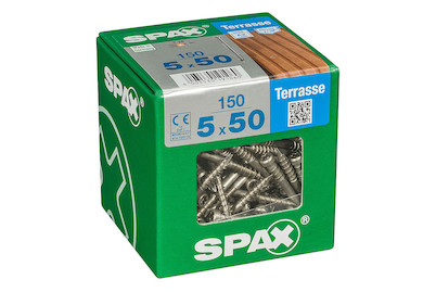 Image of Spax Terrasse A2 5x50 XXL 150 Stk. bei JUMBO
