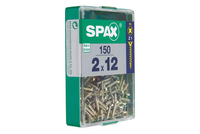 Image of Spax Senkkopf gelb 2x12 M 150 Stk. bei JUMBO