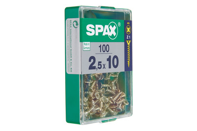 Image of Spax Senkkopf gelb 2.5x10 M 100 Stk. bei JUMBO
