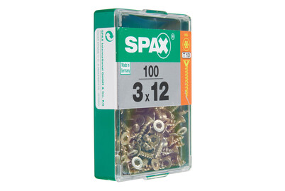Image of Spax TRX Senkkopf gelb 3x12 M 100 Stk. bei JUMBO