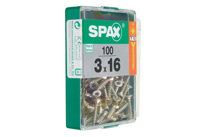 Image of Spax TRX Senkkopf gelb 3x16 M 100 Stk. bei JUMBO