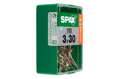 Image of Spax TRX Senkkopf gelb 3x30 M 100 Stk. bei JUMBO