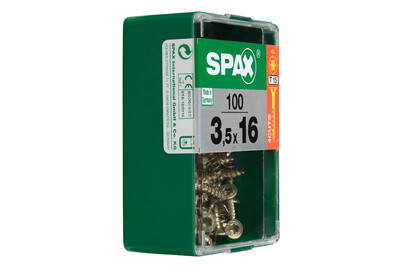 Image of Spax TRX Senkkopf gelb 3.5x16 M 100 Stk.