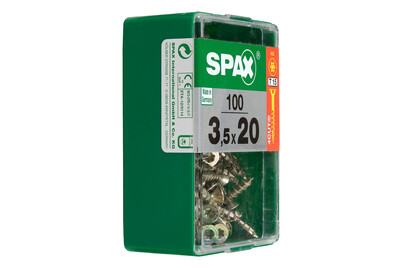 Image of Spax TRX Senkkopf gelb 3.5x20 M 100 Stk. bei JUMBO