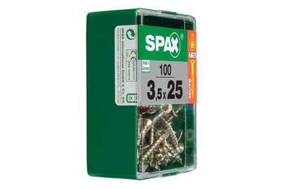 Image of Spax TRX Senkkopf gelb 3.5x25 M 100 Stk.