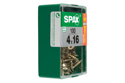 Image of Spax TRX Senkkopf gelb 4x16 M 100 Stk. bei JUMBO