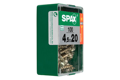 Image of Spax TRX Senkkopf gelb 4.5x20 M 100 Stk. bei JUMBO