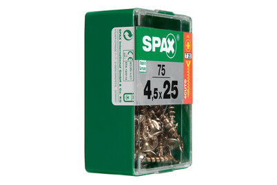 Image of Spax TRX Senkkopf gelb 4.5x25 mm M 75 Stück bei JUMBO