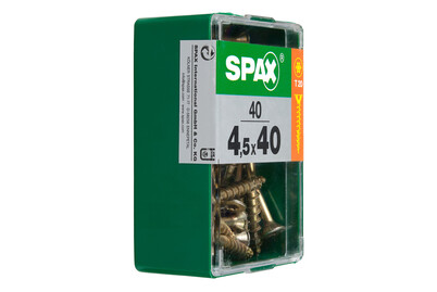 Image of Spax TRX Senkkopf gelb 4.5x40 M 40 Stk. bei JUMBO