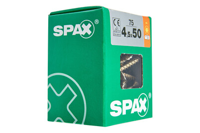 Image of Spax TRX Senkkopf gelb 4.5x50 mm L 75 Stück bei JUMBO