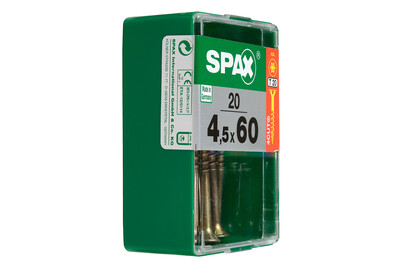 Image of Spax TRX Senkkopf gelb 4.5x60 M 20 Stk. bei JUMBO