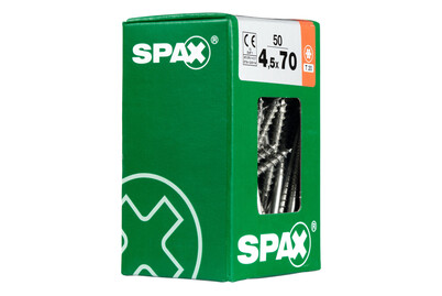 Image of Spax TRX Senkkopf gelb 4.5x70 mm L 50 Stück