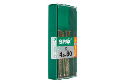 Image of Spax TRX Senkkopf gelb 4.5x80 M 10 Stk.