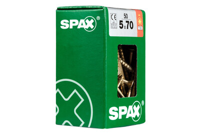 Image of Spax TRX Senkkopf gelb 5x70 mm L 50 Stück