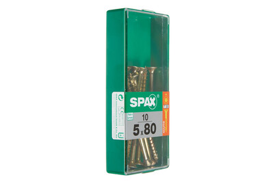 Image of Spax TRX Senkkopf gelb 5x80 M 10 Stk.