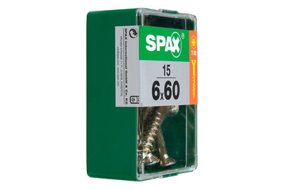 Image of Spax TRX Senkkopf gelb 6x60 M 15 Stk. bei JUMBO