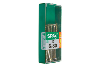 Image of Spax TRX Senkkopf gelb 6x80 M 10 Stk.