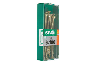 Image of Spax TRX Senkkopf gelb 6x100 M 10 Stk.