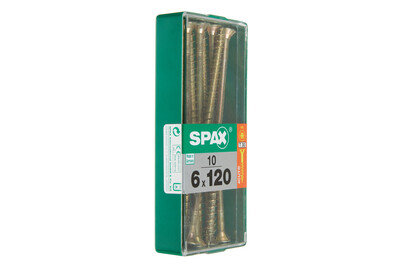 Image of Spax TRX Senkkopf gelb 6x120 M 10 Stk.