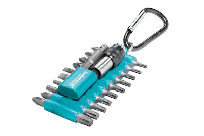Image of Technocraft Bit-Satz mit Karabinerhaken 22-teilig bei JUMBO