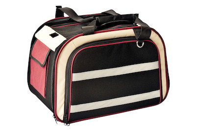 Image of Swisspet Tragtasche Bexley rot/beige bei JUMBO