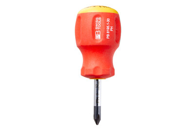 Image of PB Swiss Tools Schraubenzieher Pb8195 1-30 kurze Klinge mit kurzem Griff rot. bei JUMBO
