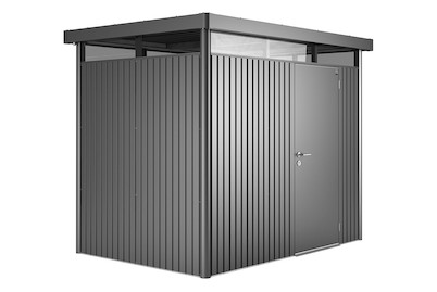 Image of Biohort Gerätehaus High Line H2 (275 x 195 cm), stahl grau-metalllic bei JUMBO