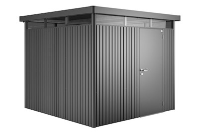 Image of Biohort Gerätehaus High Line H4 (275 x 275 cm), stahl grau-metallic bei JUMBO
