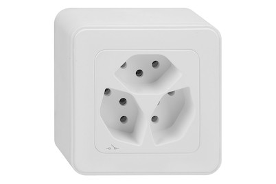 Image of Mica for you AP Steckdose 3xT13 getrennt bei JUMBO