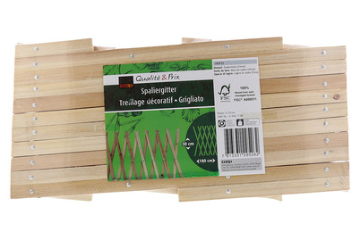 Image of Scherenzaun 180x30cm Holz bei JUMBO