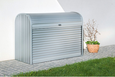Image of Biohort Store Max 160 Gartenkiste (163x78x120cm), Stahl silber bei JUMBO