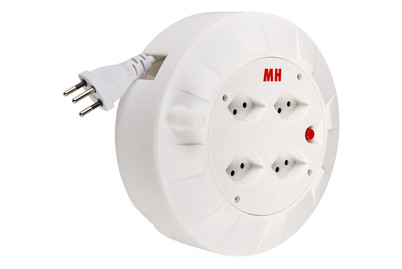 Image of Kabelbox 4xT13 weiss 5 m bei JUMBO